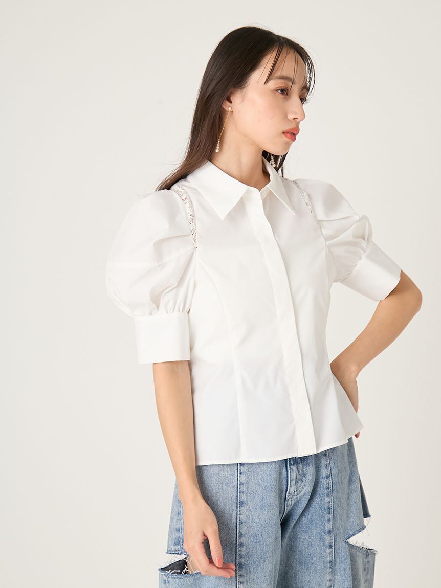 FRAY I.D「タックバルーンスリーブブラウス」|シャツ・ブラウス|