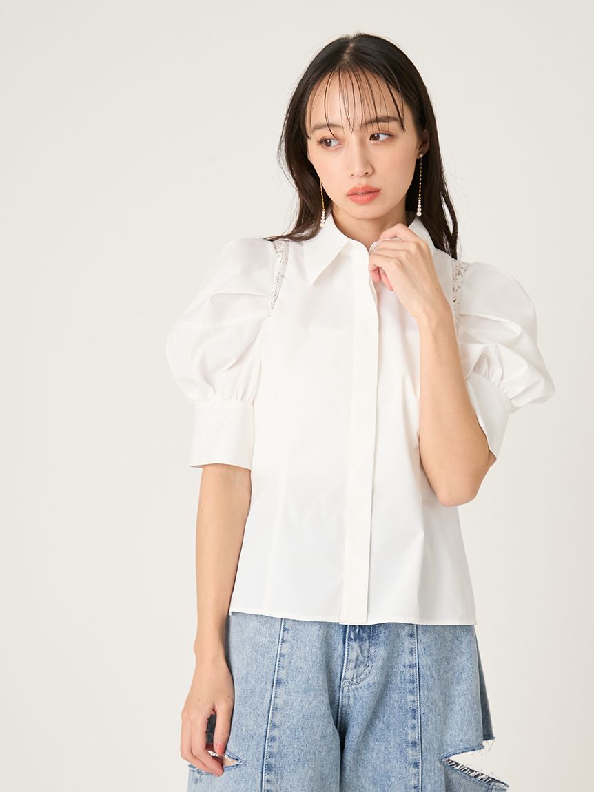 FRAY I.D「タックバルーンスリーブブラウス」|シャツ・ブラウス|