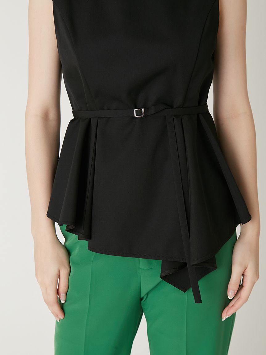 FRAY I.D「アシメペプラムチュニック」|チュニック|