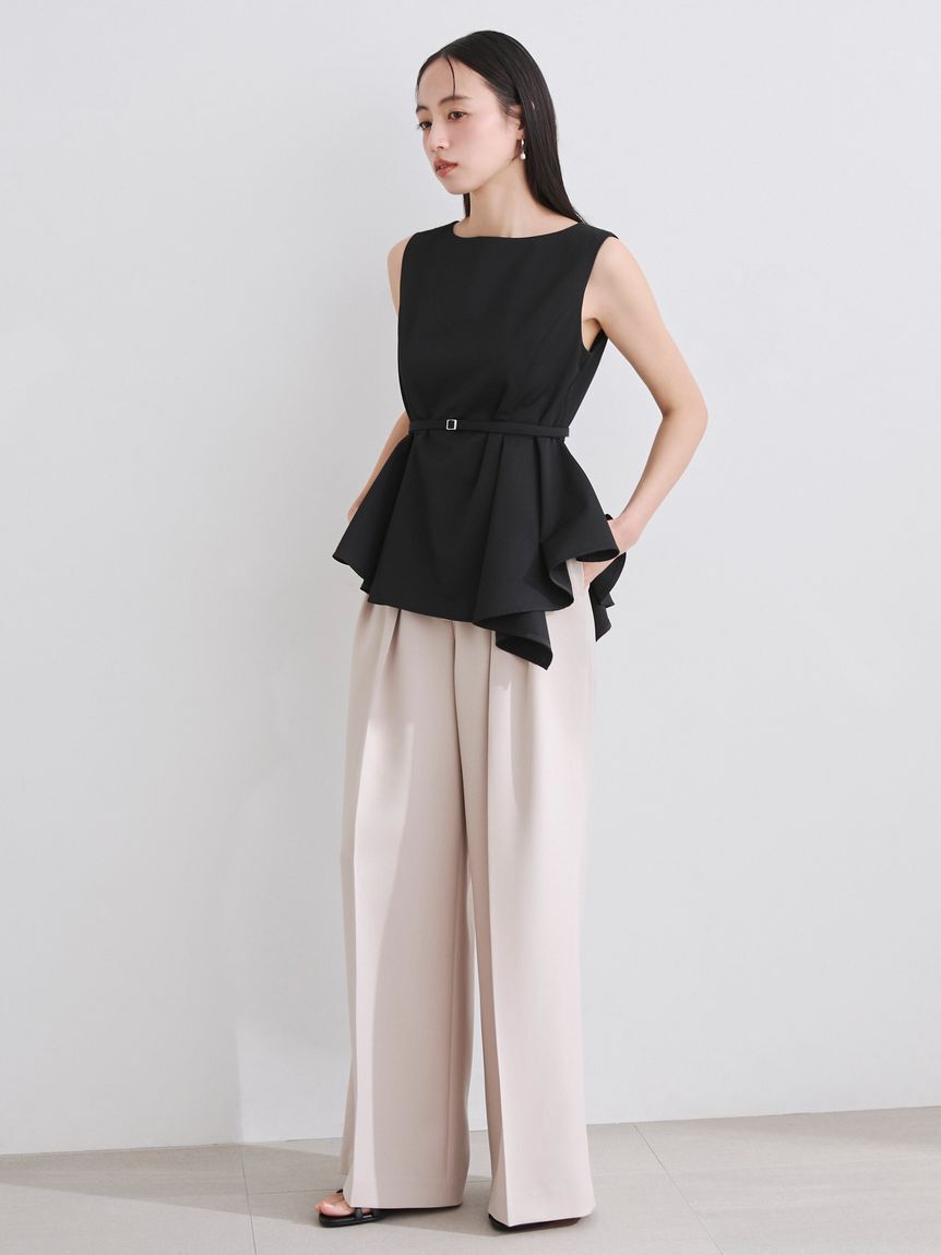 FRAY I.D「アシメペプラムチュニック」|チュニック|