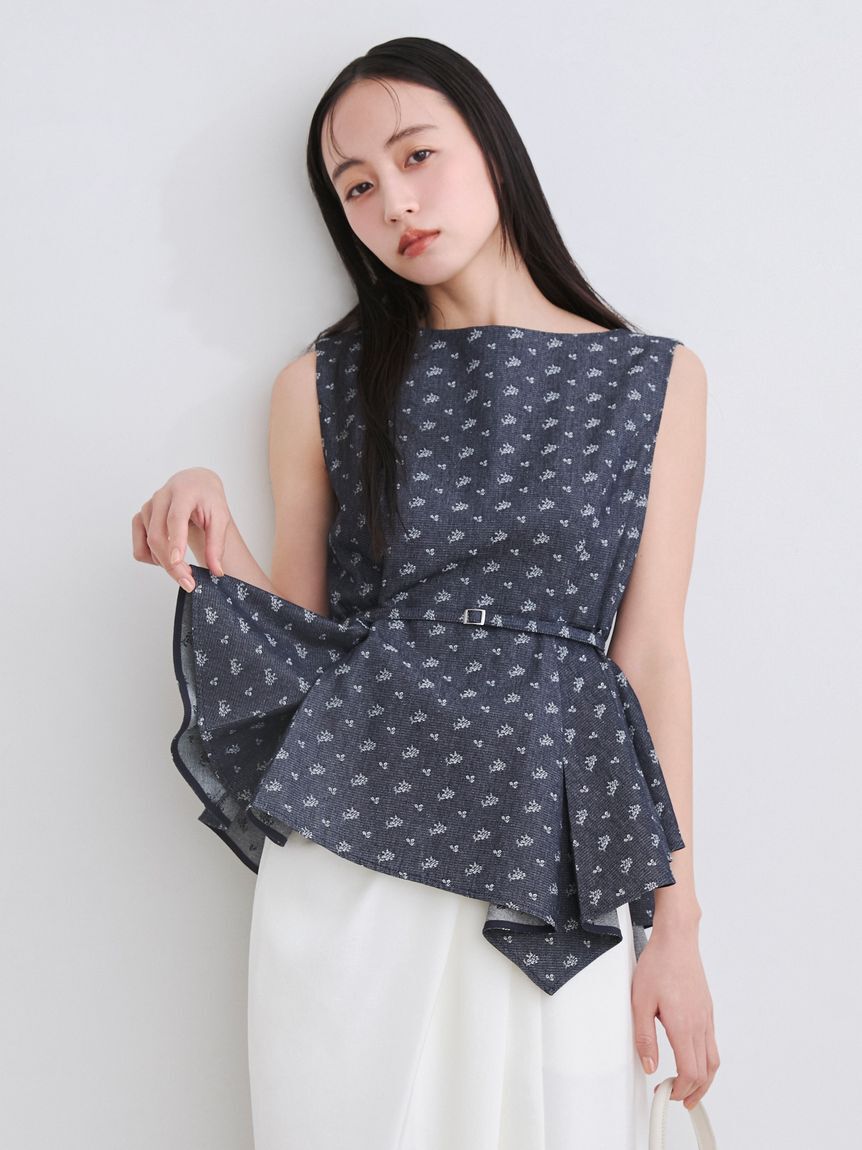 FRAY I.D「アシメペプラムチュニック」|チュニック|IND