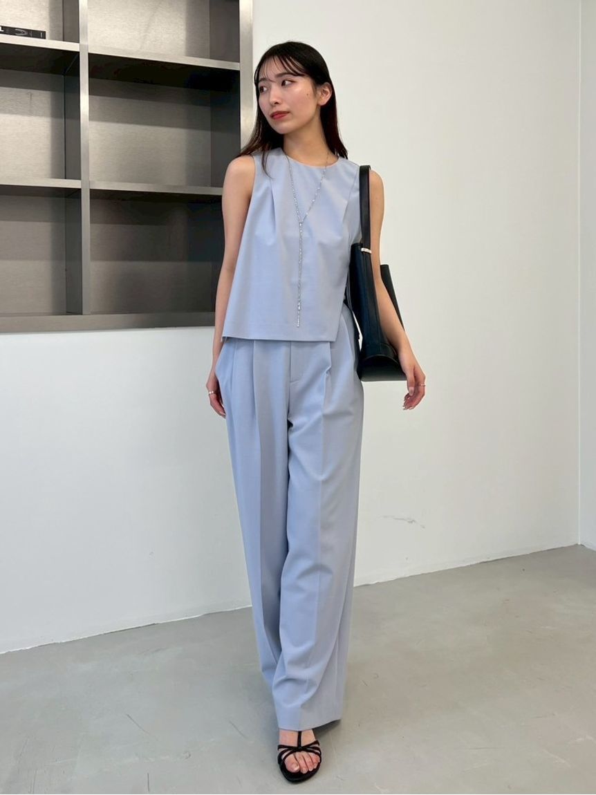 FRAY I.D「【00サイズあり】ラッフルフリルセットアップ／ウォッシャブル・抗ピリング」|ワンピース|