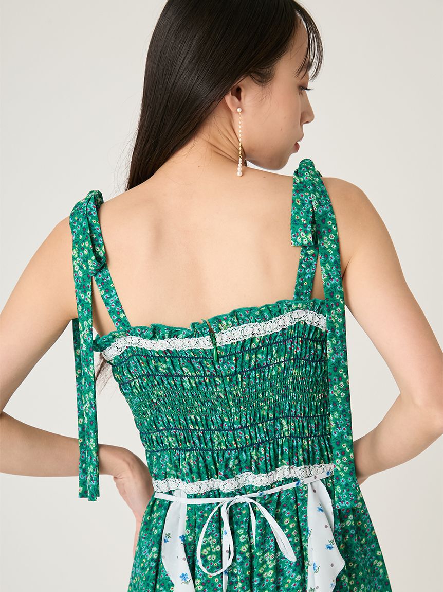 FRAY I.D「【FRAY I.D MADE WITH LIBERTY FABRIC】ラッフルキャミソールドレス」|ドレス|