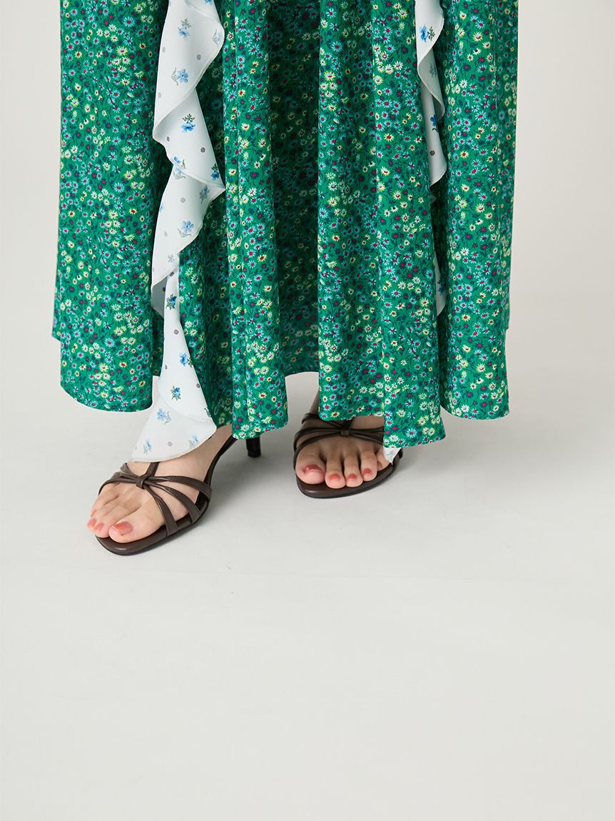 FRAY I.D「【FRAY I.D MADE WITH LIBERTY FABRIC】ラッフルキャミソールドレス」|ドレス|