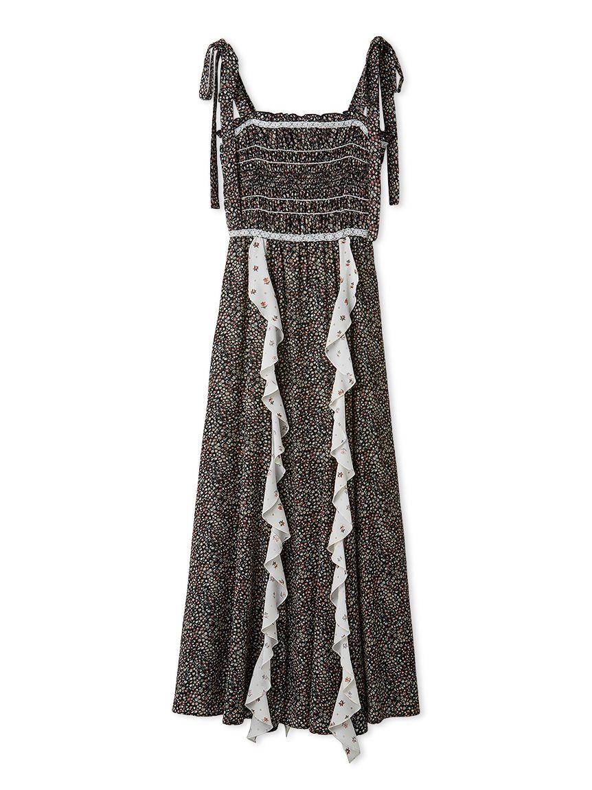 FRAY I.D「【FRAY I.D MADE WITH LIBERTY FABRIC】ラッフルキャミソールドレス」|ドレス|