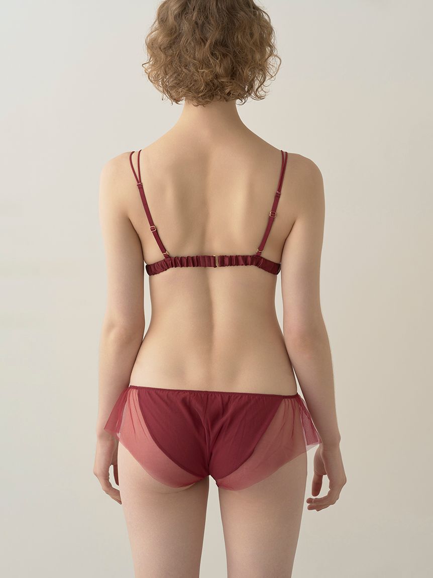 LILY BROWN Lingerie「グロッシーチュール/ブラレットセット」|インナー|