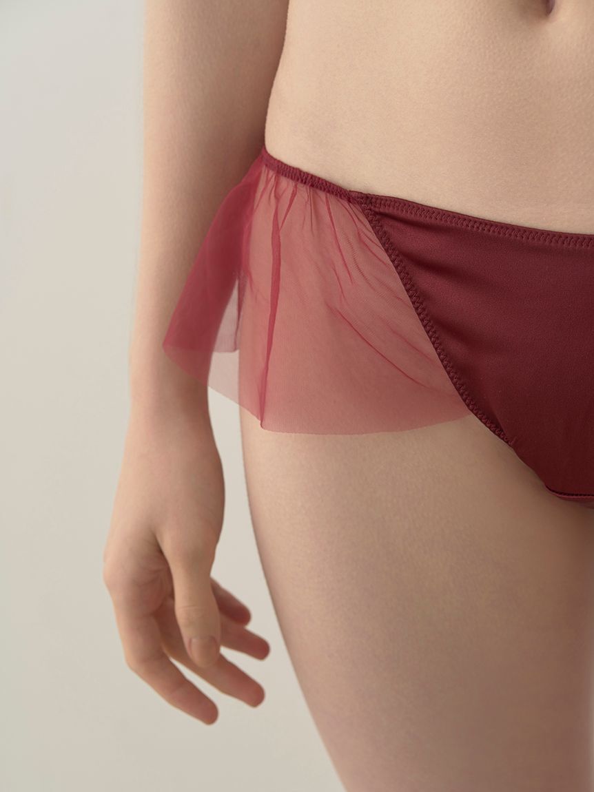 LILY BROWN Lingerie「グロッシーチュール/ブラレットセット」|インナー|