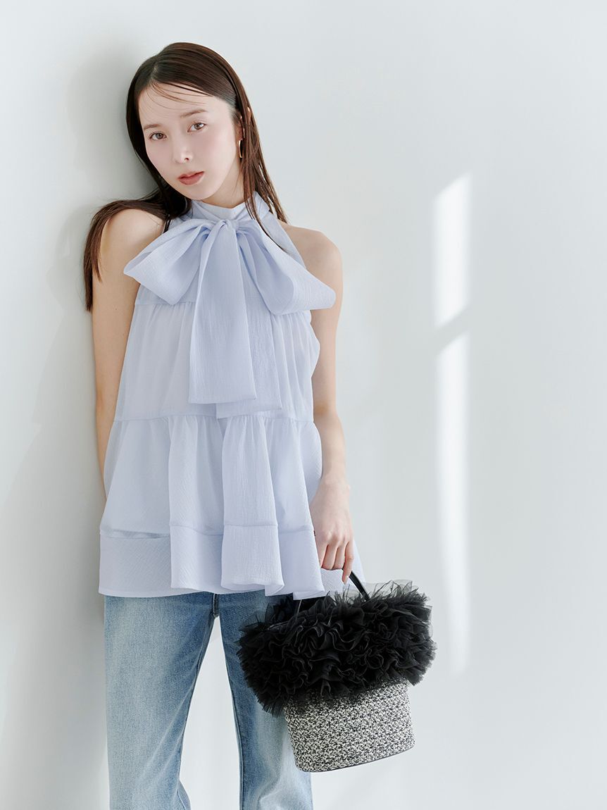 LILY BROWN「【WEB限定カラー】アメスリティアードブラウス」|シャツ・ブラウス|