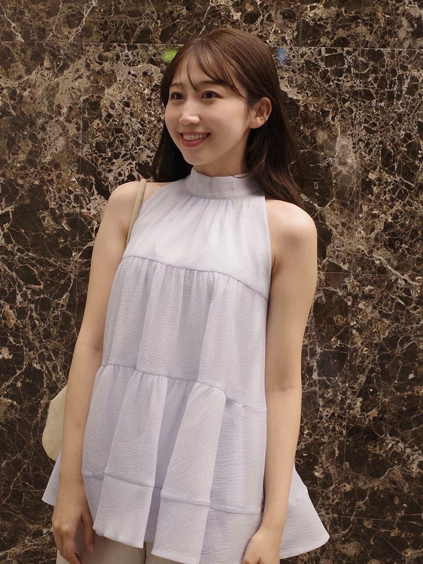 LILY BROWN「【WEB限定カラー】アメスリティアードブラウス」|シャツ・ブラウス|