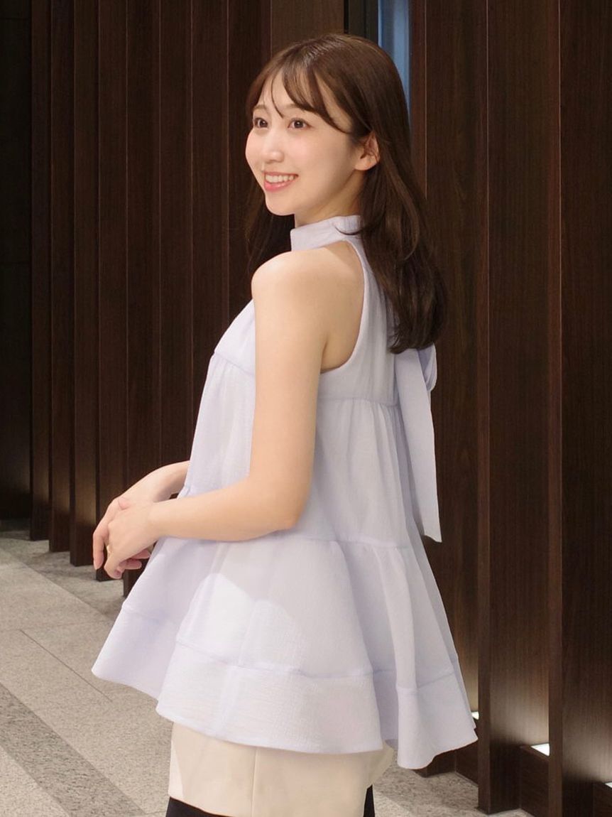 LILY BROWN「【WEB限定カラー】アメスリティアードブラウス」|シャツ・ブラウス|