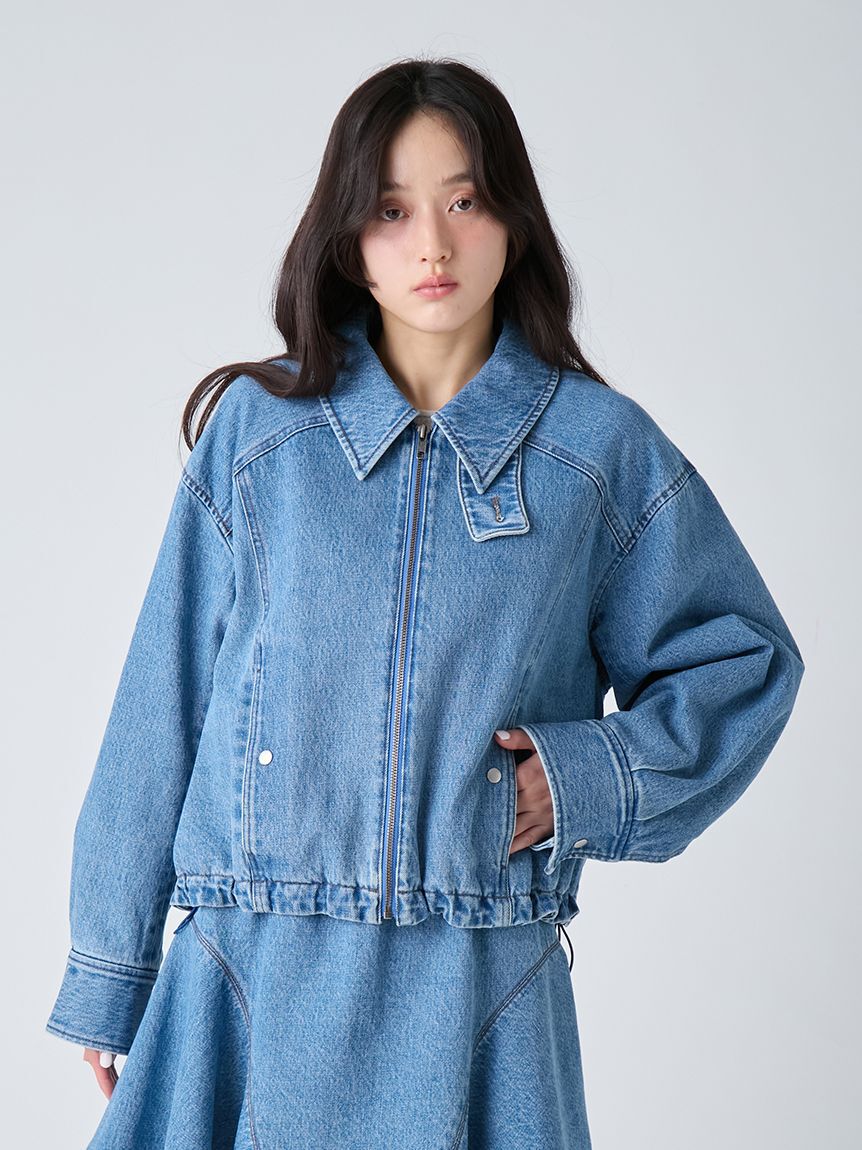 LILY BROWN「バルーンジップブルゾン」|ブルゾン・スタジャン|