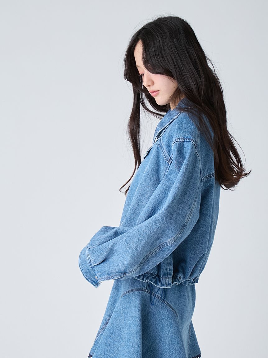 LILY BROWN「バルーンジップブルゾン」|ブルゾン・スタジャン|