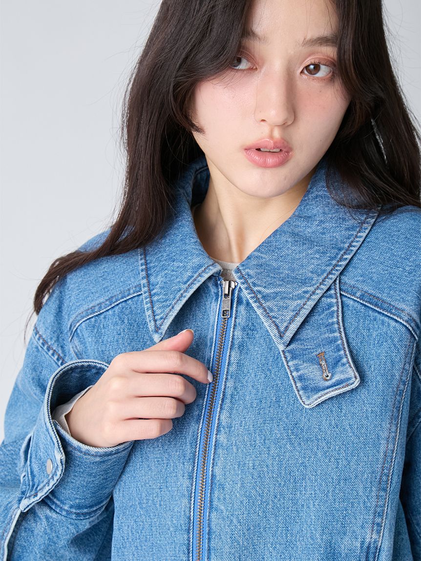 LILY BROWN「バルーンジップブルゾン」|ブルゾン・スタジャン|