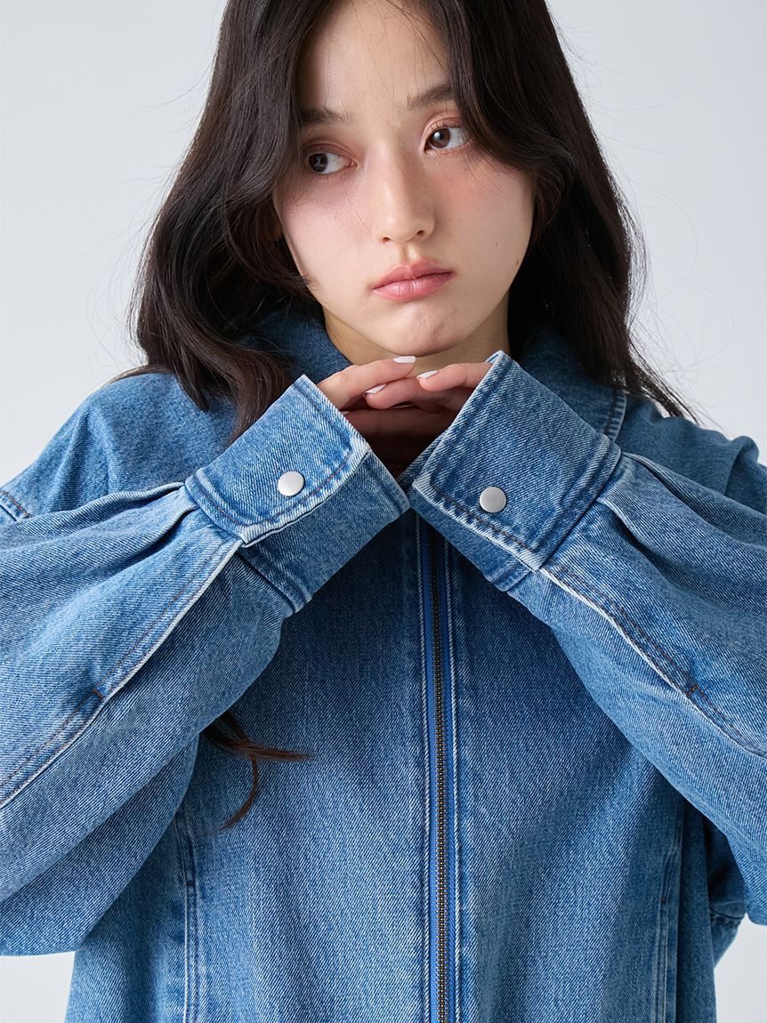 LILY BROWN「バルーンジップブルゾン」|ブルゾン・スタジャン|