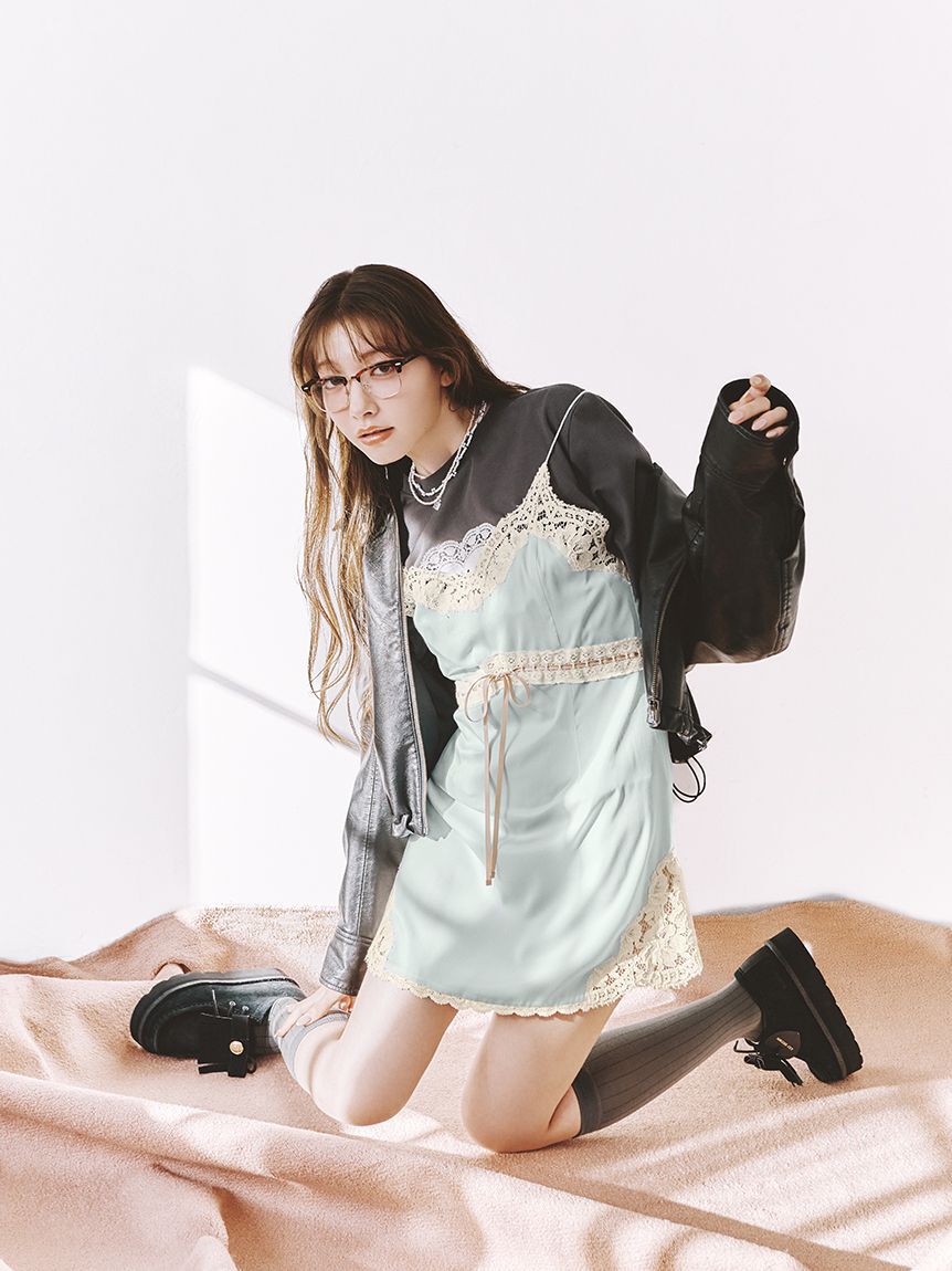 LILY BROWN「バルーンジップブルゾン」|ブルゾン・スタジャン|