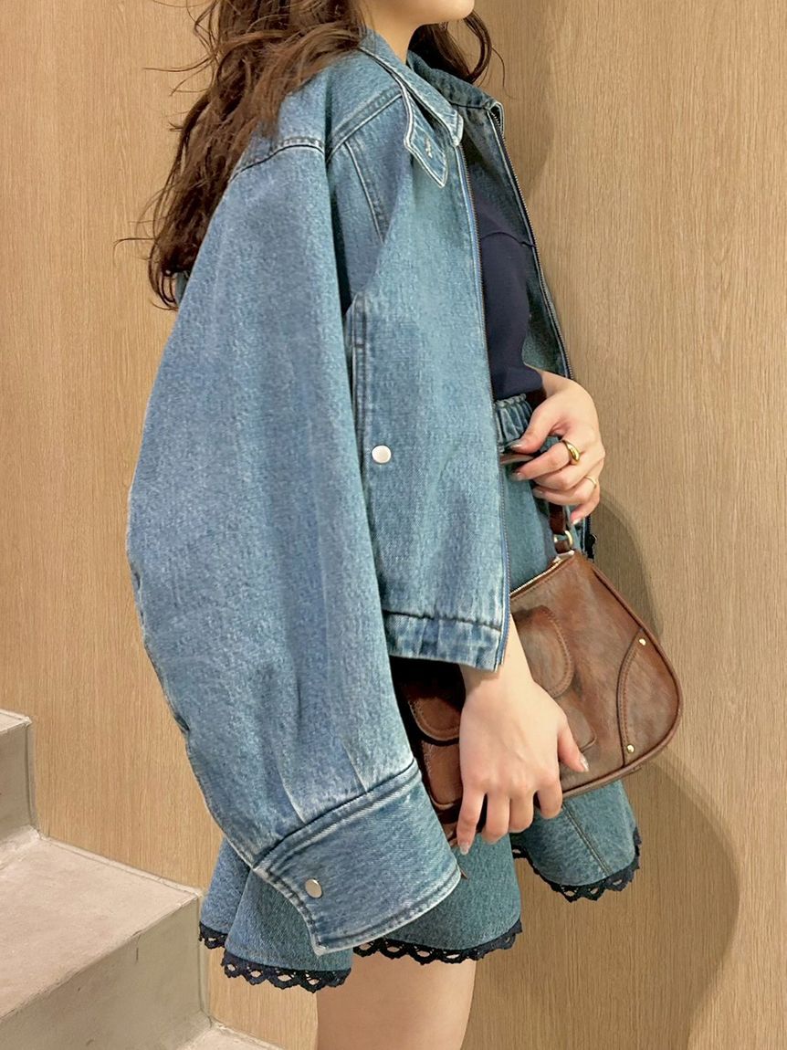 LILY BROWN「バルーンジップブルゾン」|ブルゾン・スタジャン|