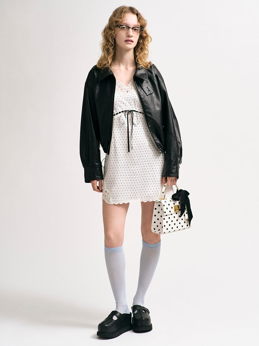 LILY BROWN「バルーンジップブルゾン」|ブルゾン・スタジャン|