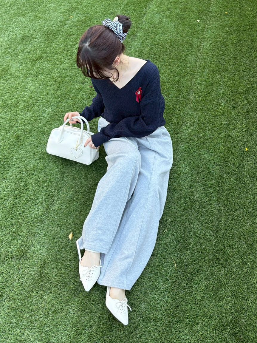 LILY BROWN「ハートチャーム付きボストンバッグ」|ボストンバッグ|