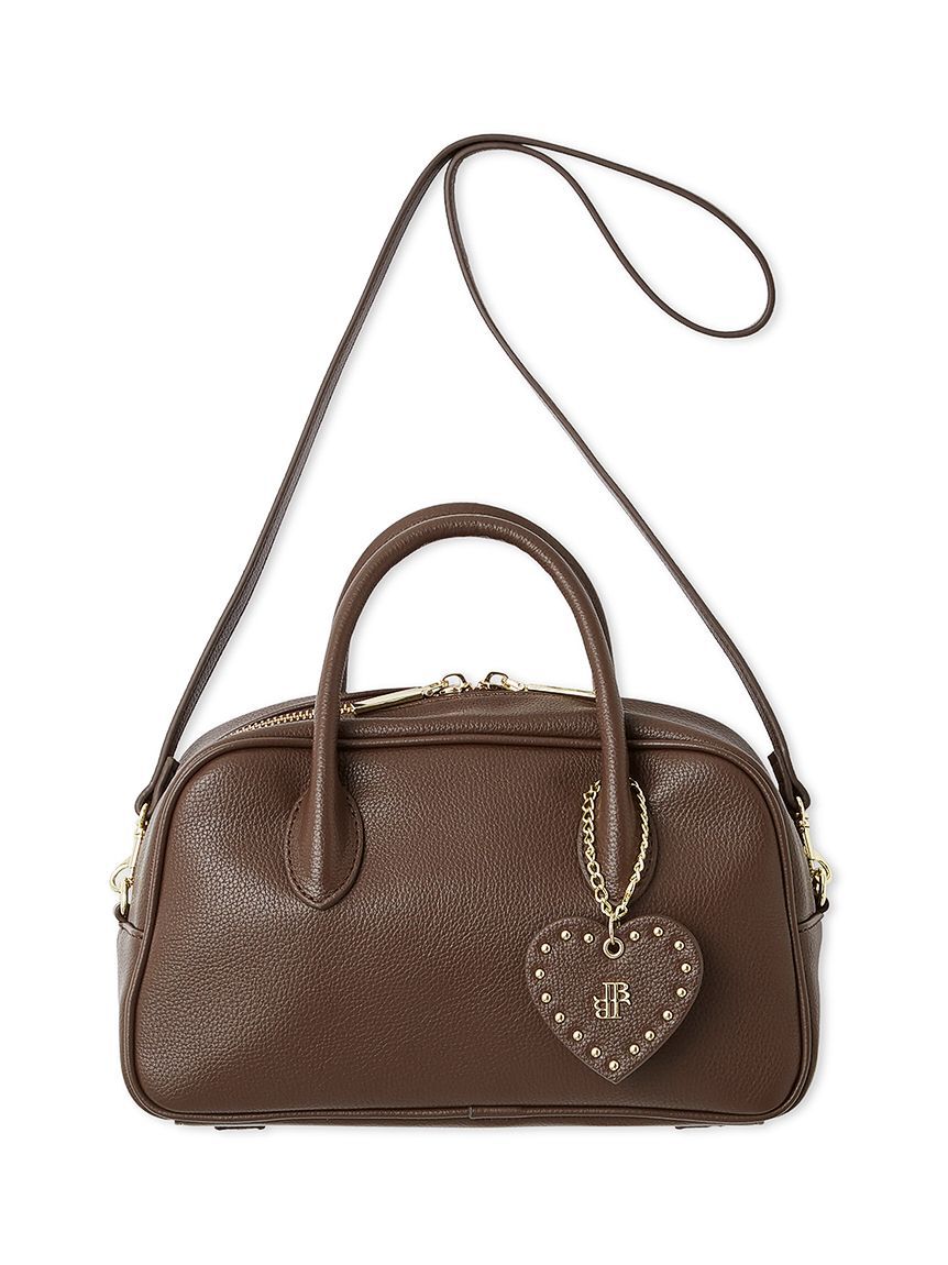 LILY BROWN「ハートチャーム付きボストンバッグ」|ボストンバッグ|