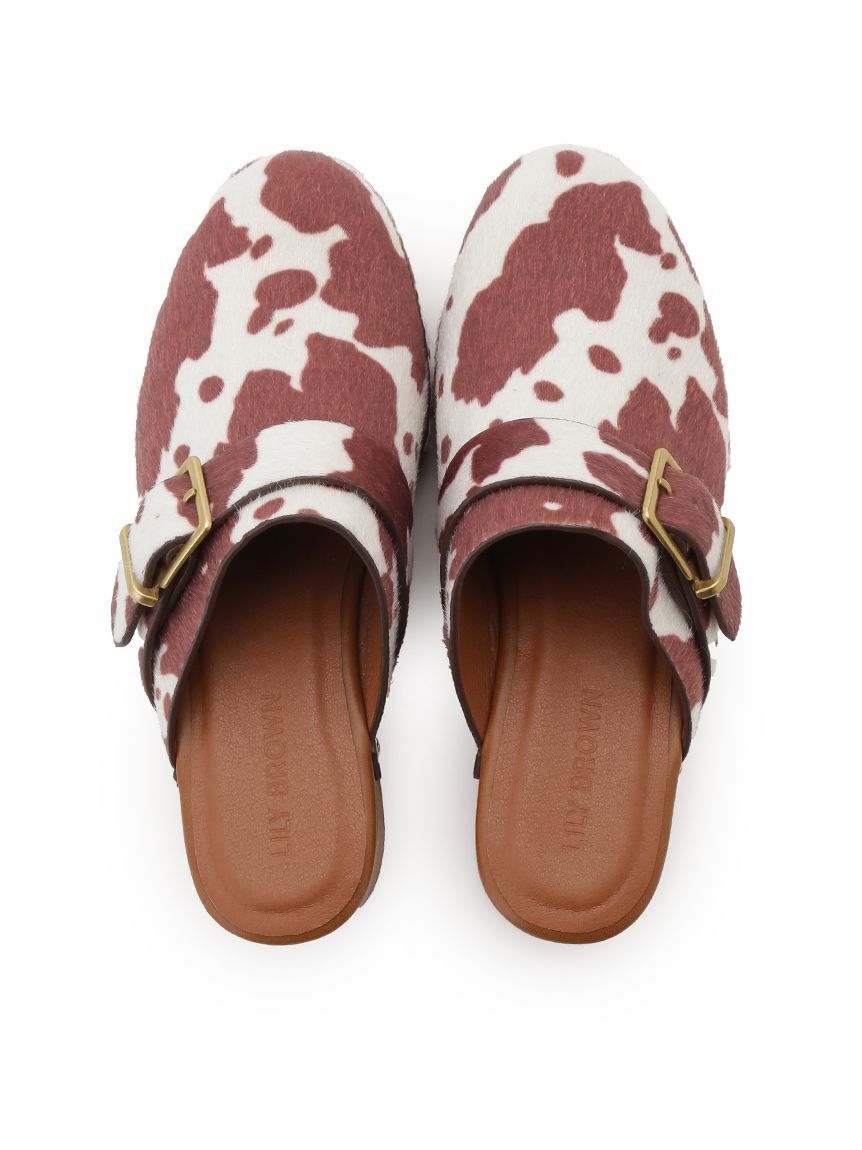 LILY BROWN「ウッドソールスタッズサボ」|サンダル|