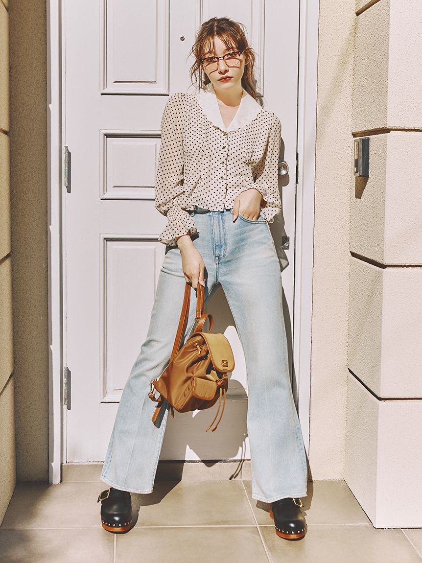 LILY BROWN「ウッドソールスタッズサボ」|サンダル|