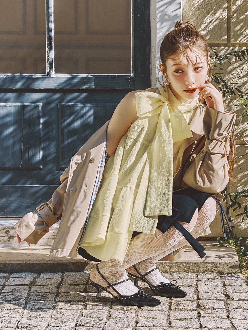 LILY BROWN「クラシックミドルトレンチコート」|トレンチコート|