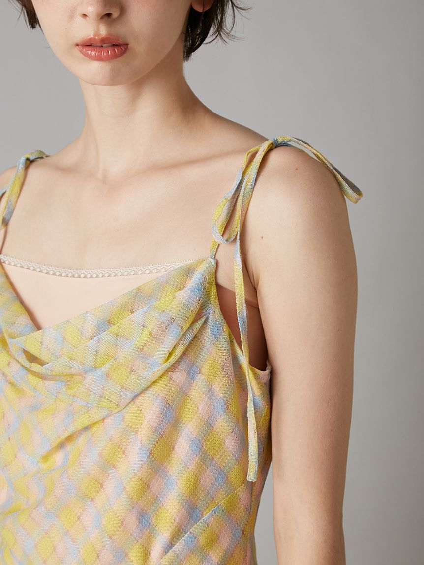 LILY BROWN「ドレープキャミワンピース」|ワンピース|