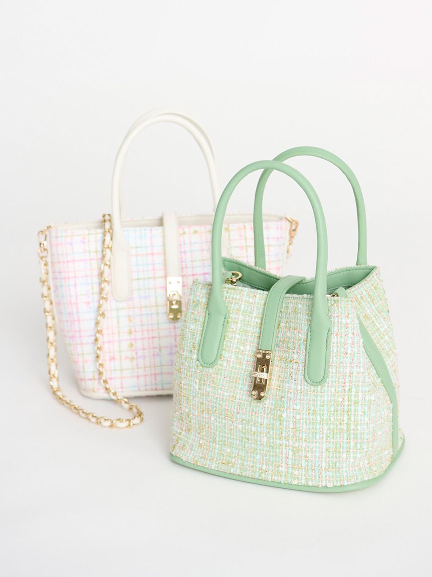 CELFORD「メタルポイントツイードトートバッグ」|トートバッグ|