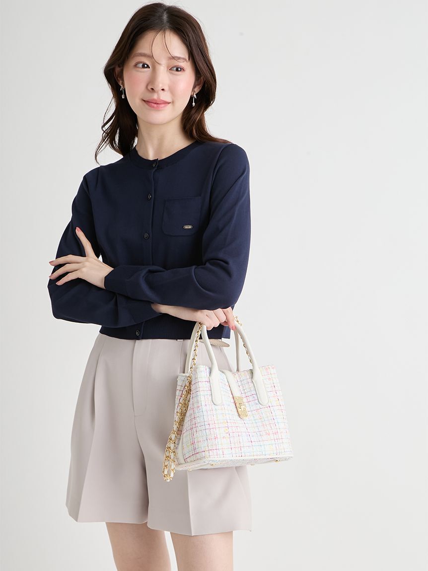 CELFORD「メタルポイントツイードトートバッグ」|トートバッグ|