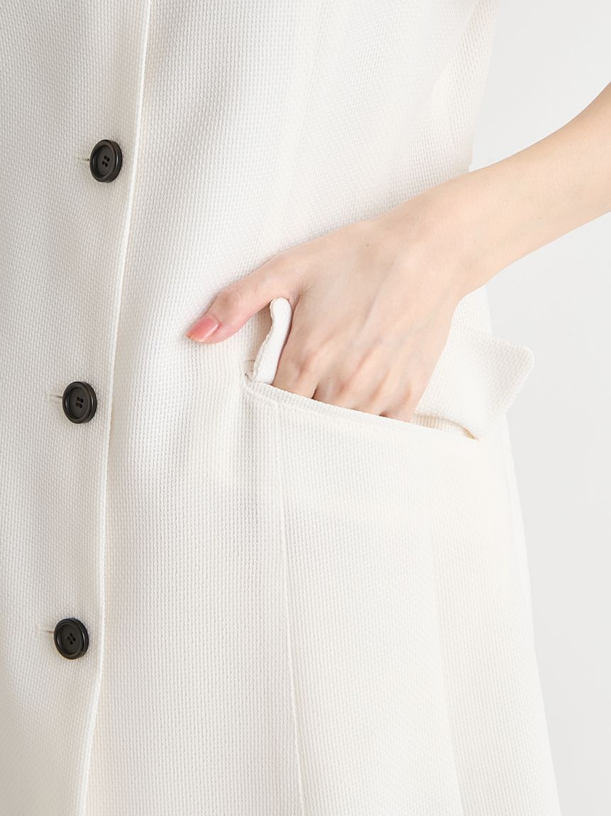 CELFORD「からみ織ペプラムジャケット」|テーラードジャケット|