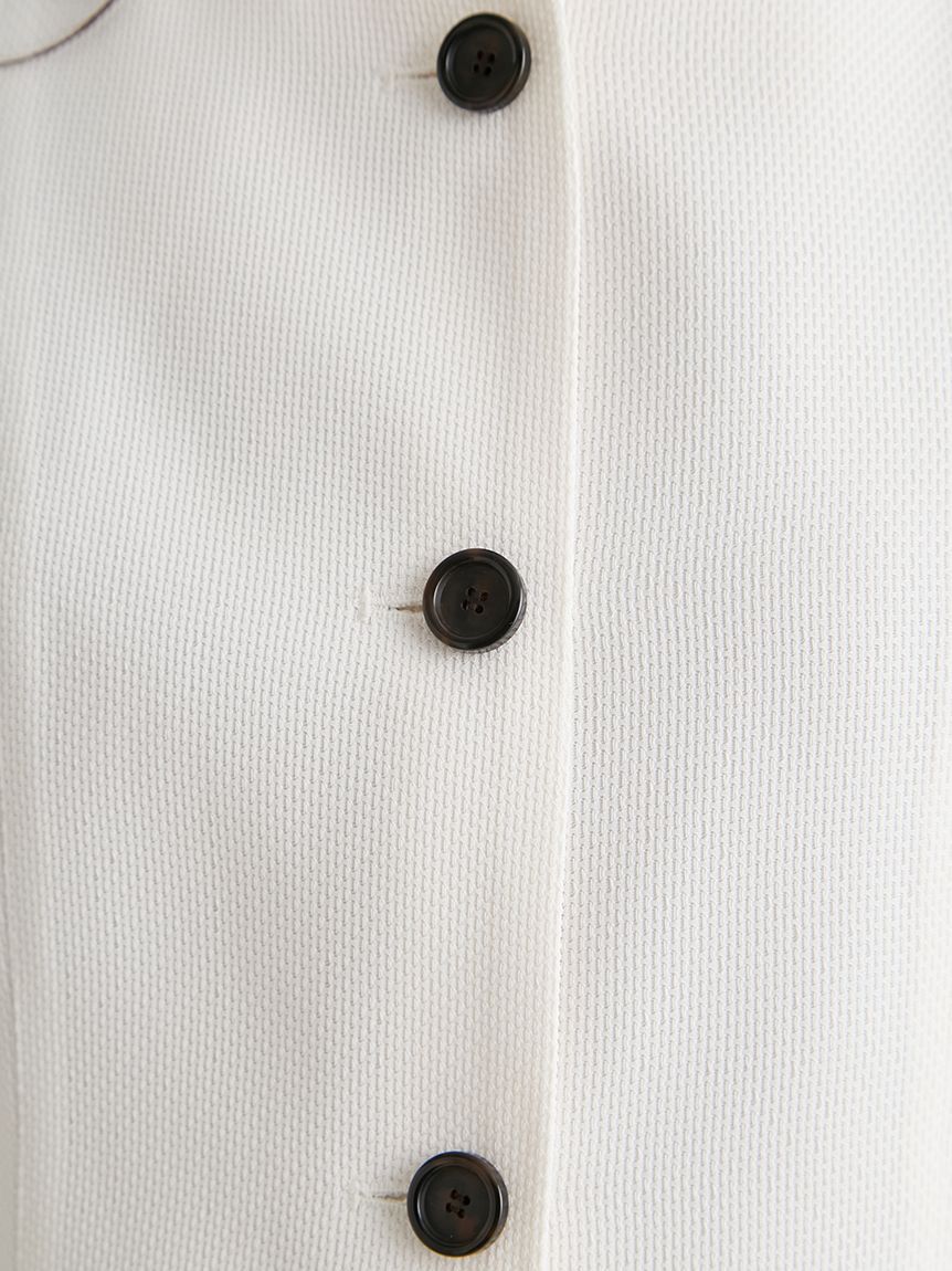 CELFORD「からみ織ペプラムジャケット」|テーラードジャケット|