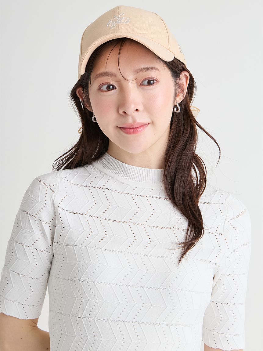 CELFORD「【CELFORD NEW ERA】コラボシアーリボン付きキャップ」|キャップ・キャスケット|