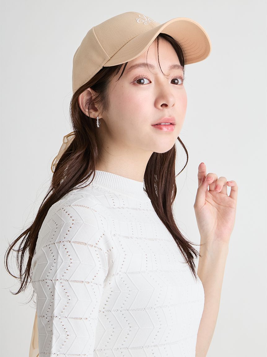 CELFORD「【CELFORD NEW ERA】コラボシアーリボン付きキャップ」|キャップ・キャスケット|