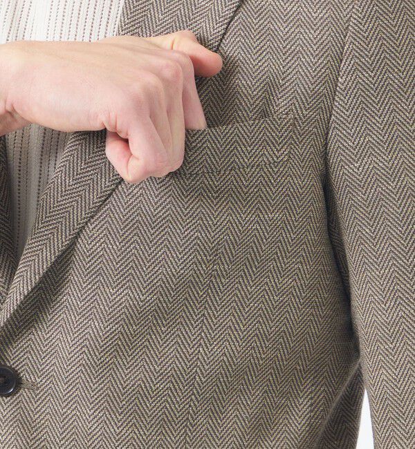 MACKINTOSH PHILOSOPHY「テーラードジャージー ジャケット TOLLEGNOへリンボン」|テーラードジャケット|