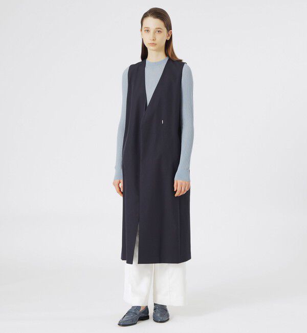  「ラインワイドパンツ」|スラックス|