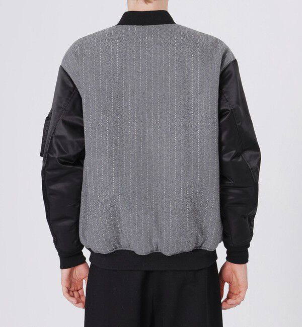  「ウールストライプMA-1」|ブルゾン・スタジャン|