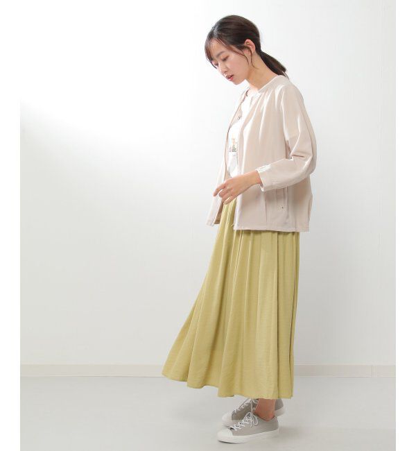 ikka「シアシャツブルゾン」|ブルゾン・スタジャン|