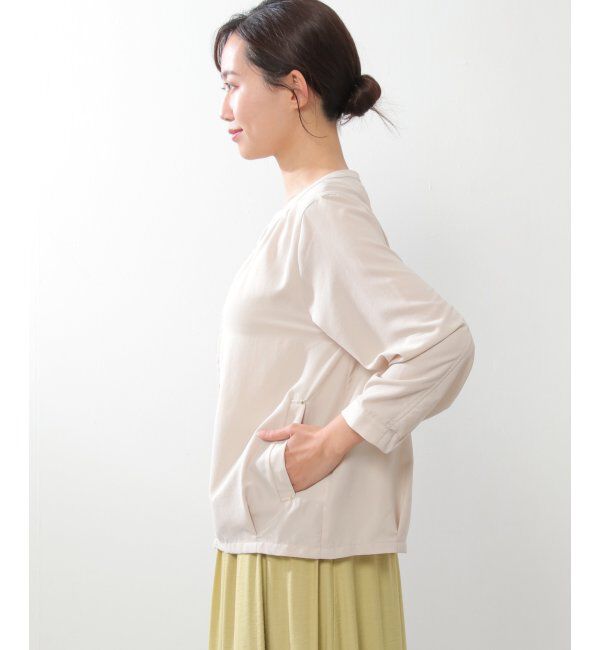 ikka「シアシャツブルゾン」|ブルゾン・スタジャン|