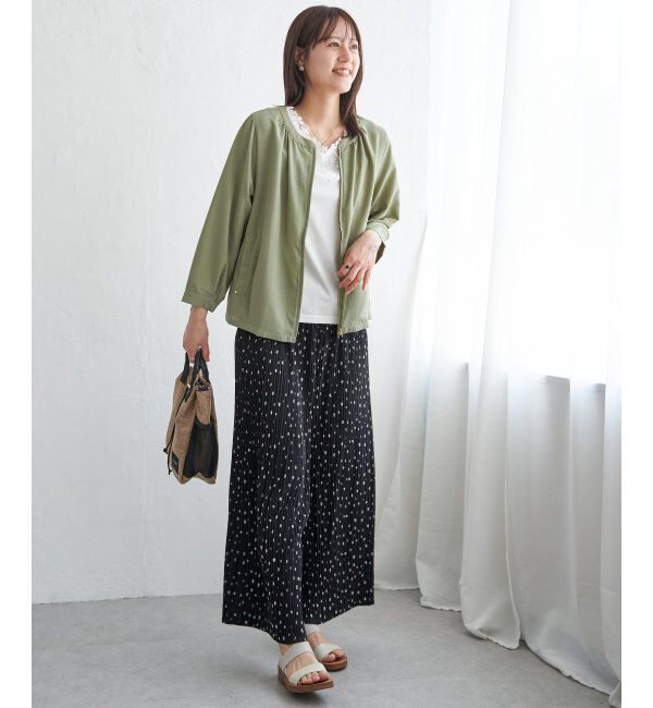 ikka「シアシャツブルゾン」|ブルゾン・スタジャン|