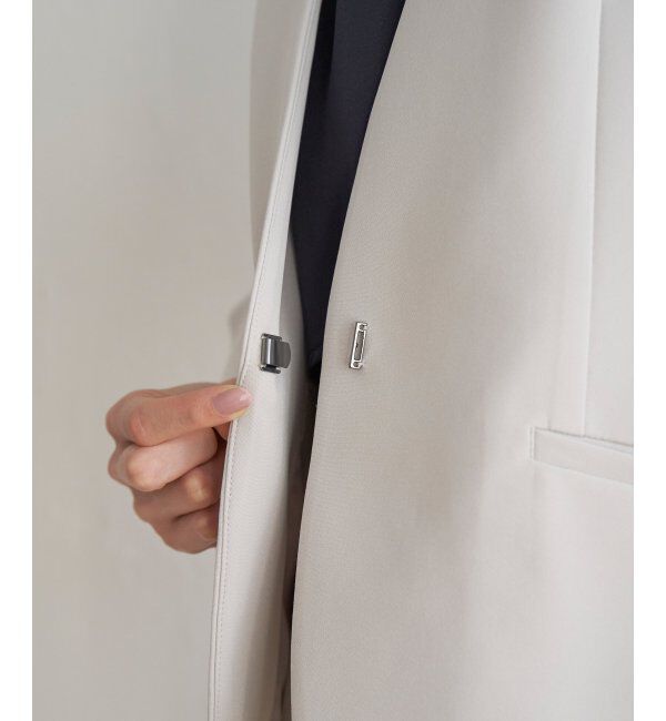 IKKA LOUNGE「【洗濯機で洗える／セットアップ対応】ウォッシャブルVネックジャケット」|その他|