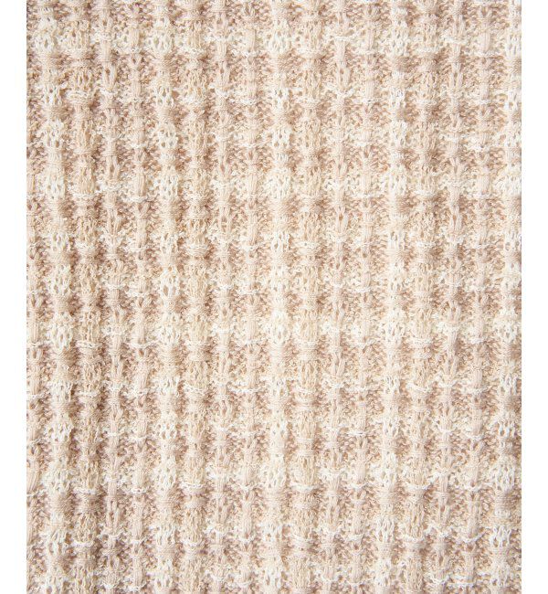 ikka「【2点セット】ブークレMIXニットベストアンサンブル」|ニット・セーター|