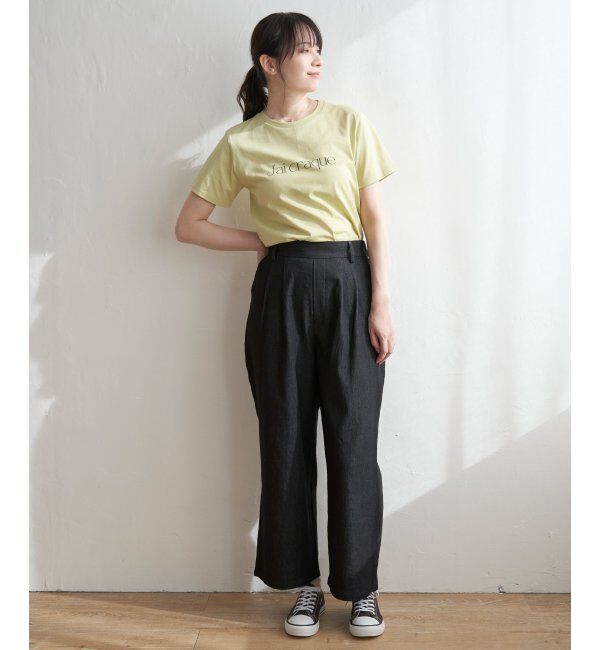 ikka「ロゴフォトプリントT」|Tシャツ・カットソー|