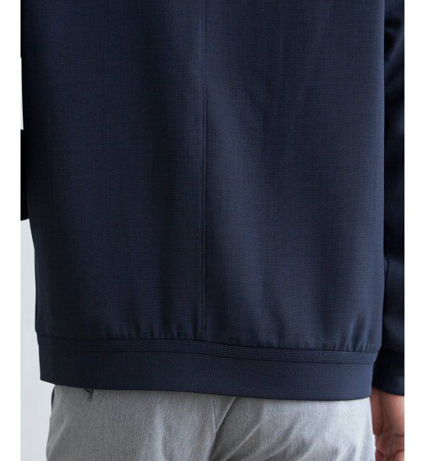 ikka「イージーケアリネンライクブルゾン」|ブルゾン・スタジャン|