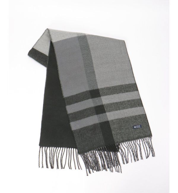 ikka「リバーシブルチェックマフラー」|マフラー|