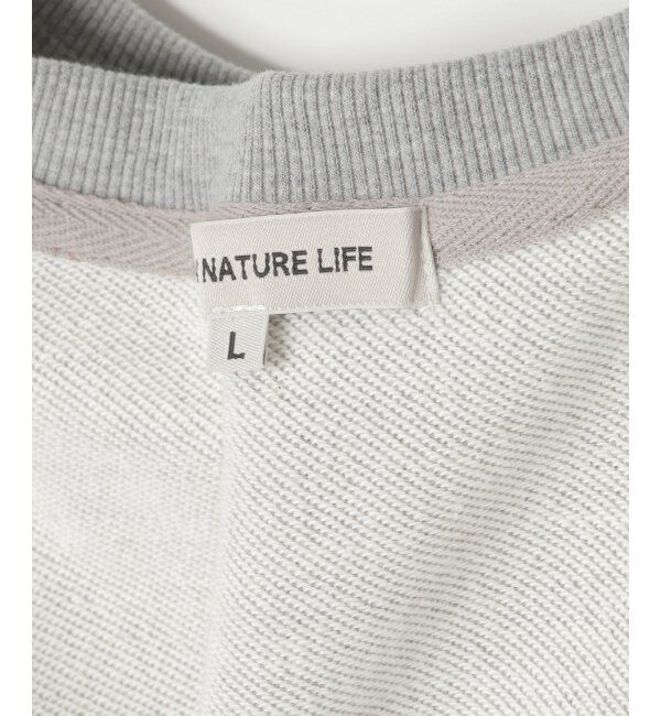 ikka「URBAN NATURE LIFE アーバンネイチャーライフ スウェットプルオーバ－」|パーカー|