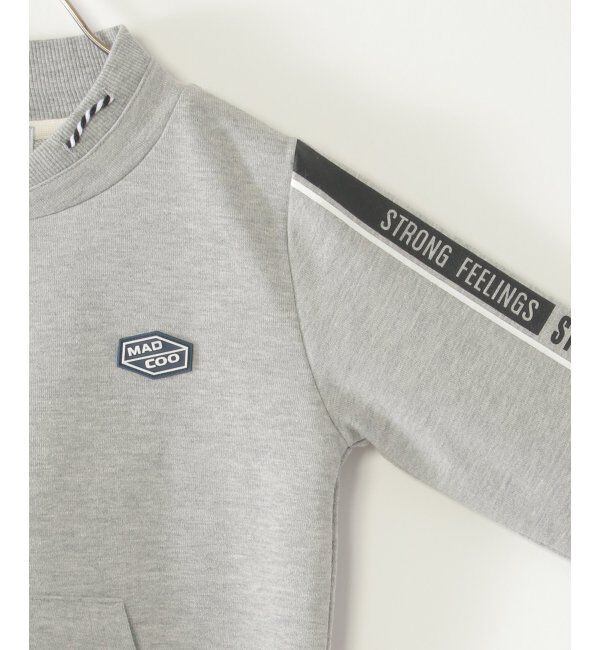 ikka kids「ミニハイネック袖ロゴトレーナー（120~160cm）」|Tシャツ・カットソー|