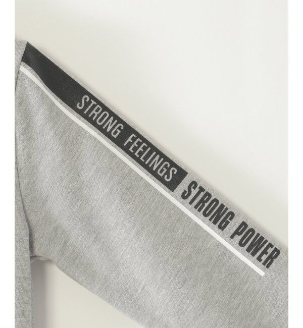 ikka kids「ミニハイネック袖ロゴトレーナー（120~160cm）」|Tシャツ・カットソー|