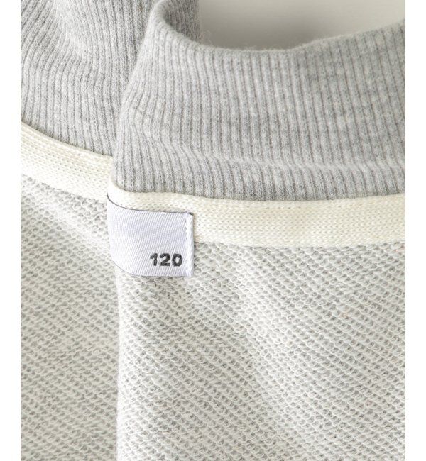 ikka kids「ミニハイネック袖ロゴトレーナー（120~160cm）」|Tシャツ・カットソー|