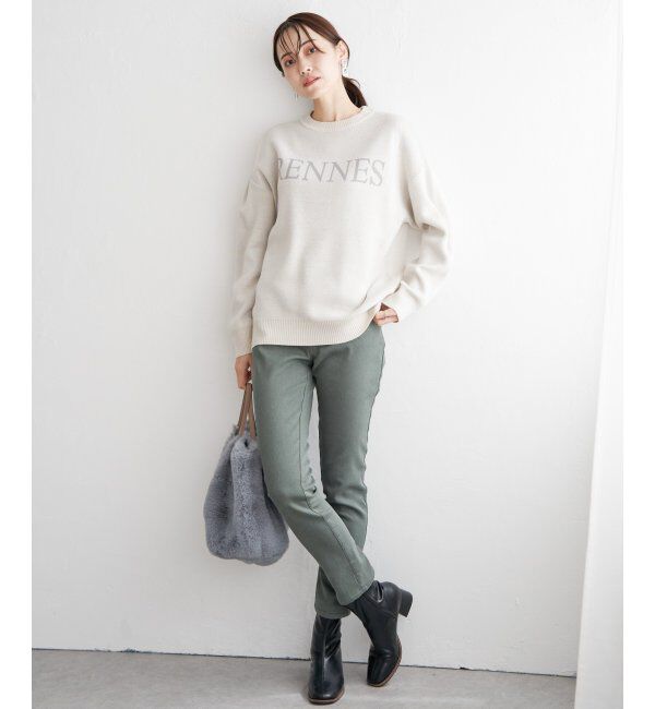 ikka「ジャガードロゴニットプルオーバー」|プルオーバー|