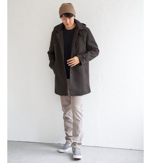 IKKA LOUNGE「ウールライクニットステンカラーコート」|その他|